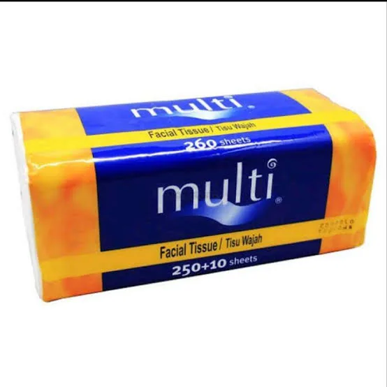 TISU MULTI FACIAL TISSUE 250S