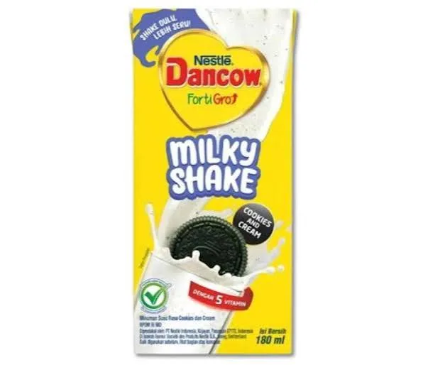 SUSU DANCOW MILKY SHAKE C&C 180ML