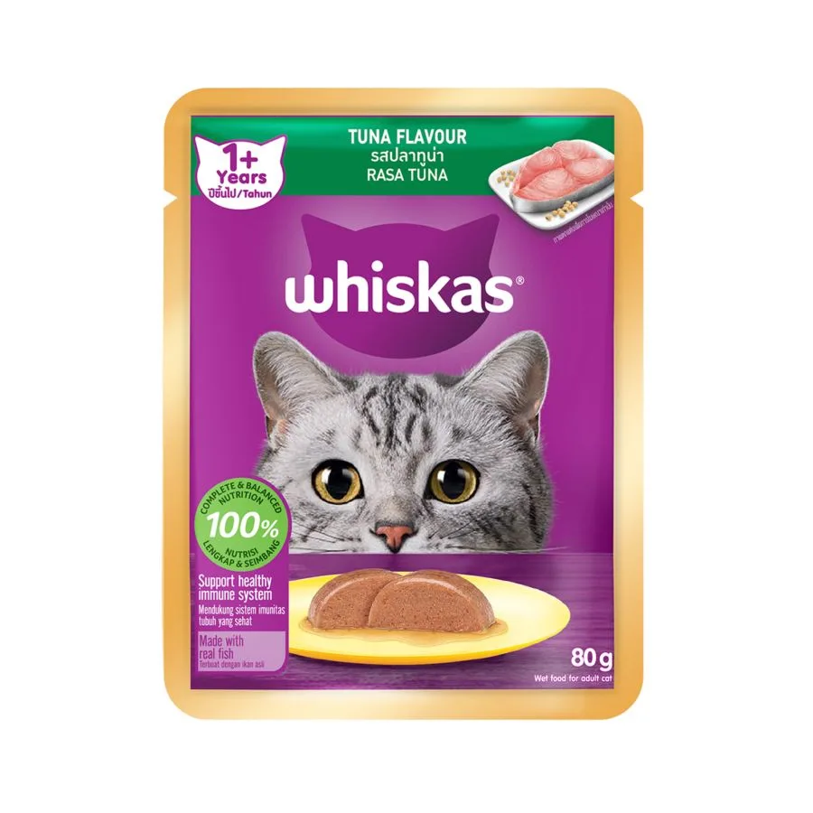WHISKAS TUNA 80G