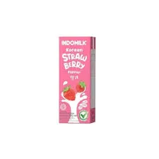 INDOMILK UHT KOREAN STRAWBERRY 180ML