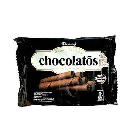 WAFER CHOCOLATOS DARK 33G