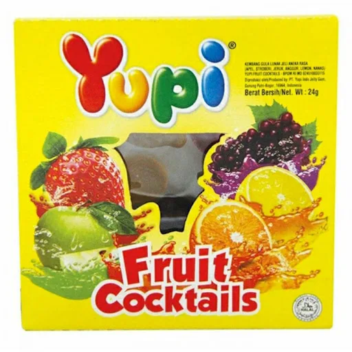 YUPI FRUIT COCKTAILS 24G